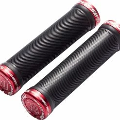 Reverse Components REVERSE Grip Spin Lock On Ø30mm X 130mm -Chainrings & Sprockets Shop REVERSE grip Spin Lock On 30mm x 130mm black red 3840x2160