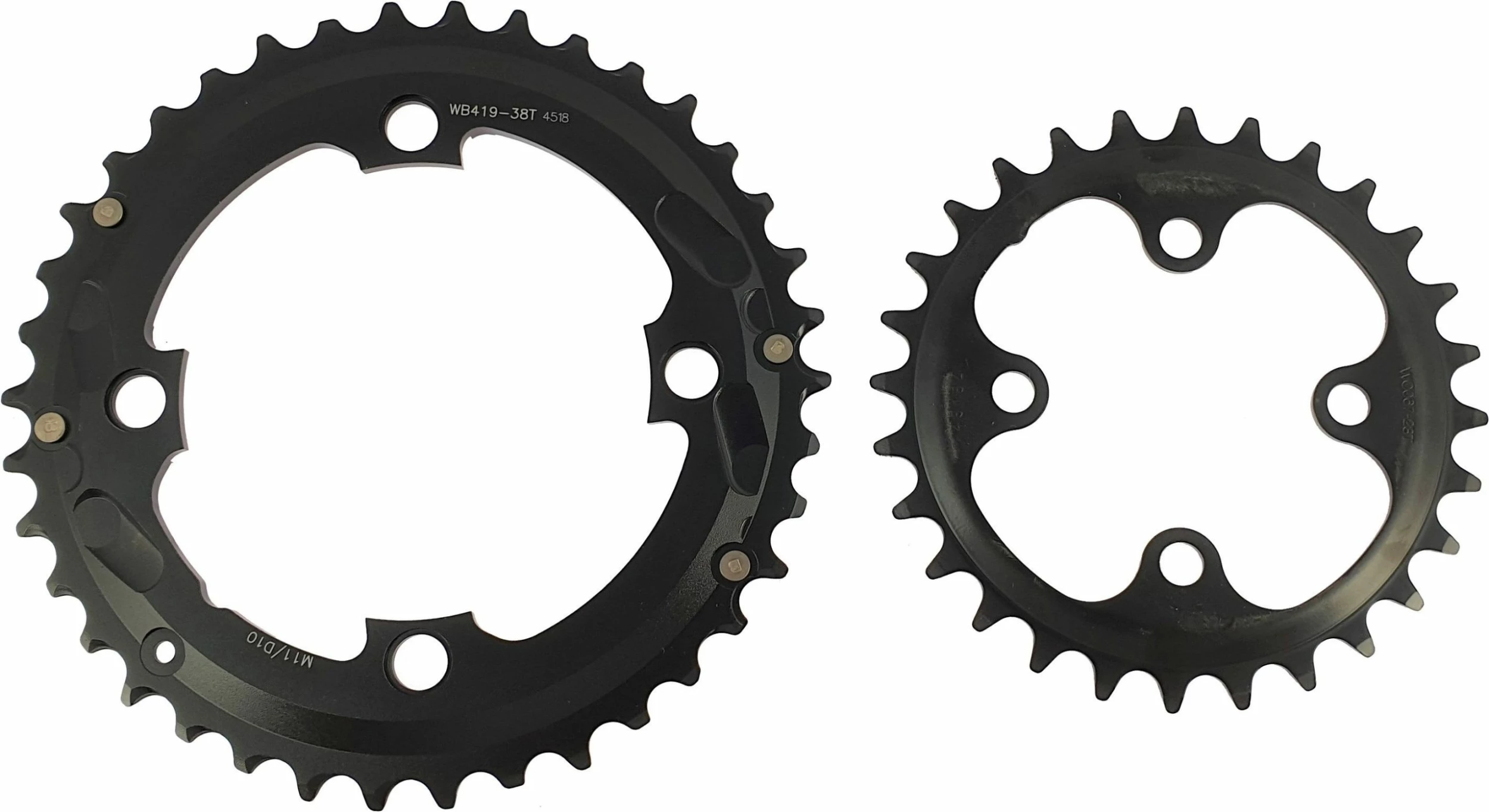 Giant Chainring Set 38 / 28 Teeth, 10- & 11-speed 1 Giant Chainring Set 38 / 28 Teeth, 10- & 11-speed