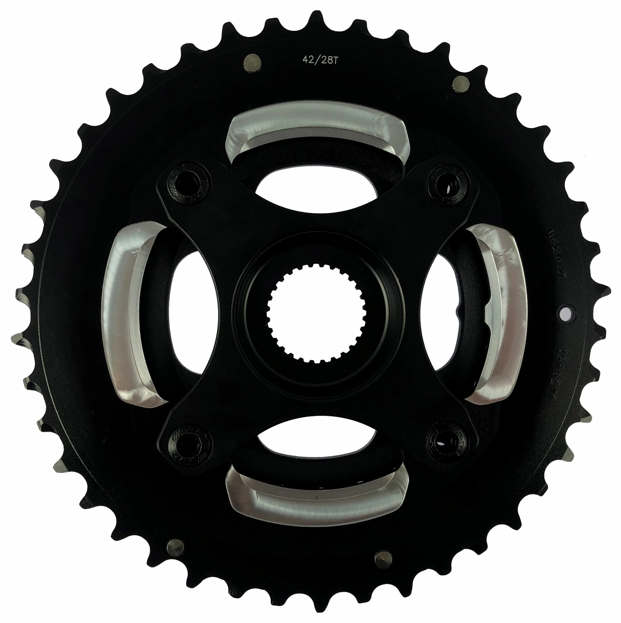 Giant Chainring Set 42/28 Teeth, 9 & 10-speed With Spider For Quick E + 2 Giant Chainring Set 42/28 Teeth, 9 & 10-speed With Spider For Quick E + - Image 2