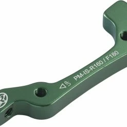 Reverse Components REVERSE Brake Disc Adapter IS-PM 180 FW+160 RW -Chainrings & Sprockets Shop reverse brake disc adapter is pm 180 vrplus160 hr gold 3840x2160