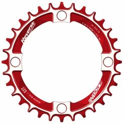Reverse Components REVERSE Chainring Black One 104mm 32/34/36T Narrow-Wide Red/silver