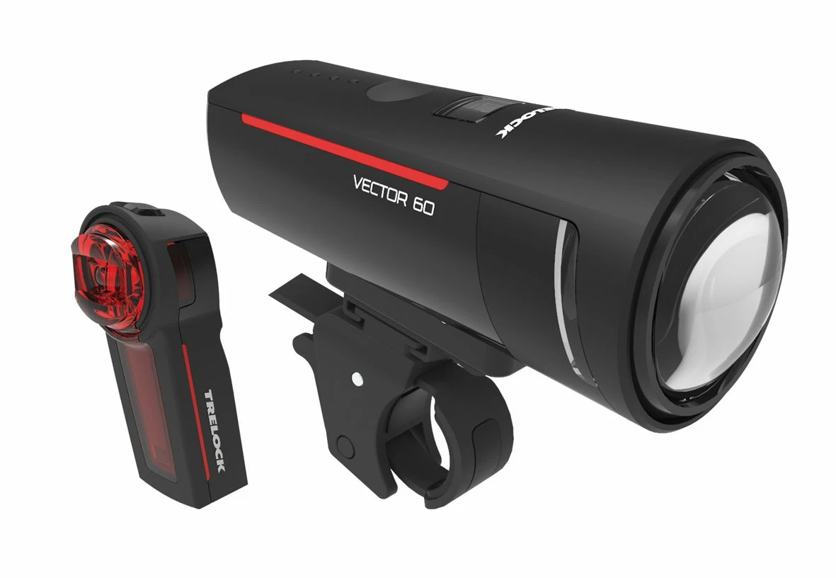 Trelock Light Set LS 600 I-GO VECTOR 60/LS 740 VECTOR 1 Trelock Light Set LS 600 I-GO VECTOR 60/LS 740 VECTOR